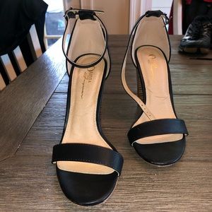 Black block heels!